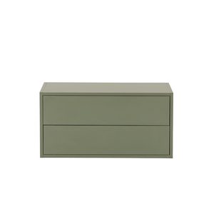 Boxie dulap de perete cu 2 sertare 40x80x37 cm verde