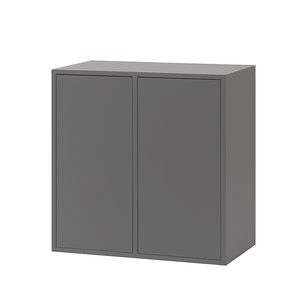 Boxie 2 uși dulap de perete 80x80x37 cm antracit