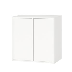 Boxie 2 uși dulap de perete 80x80x37 cm alb