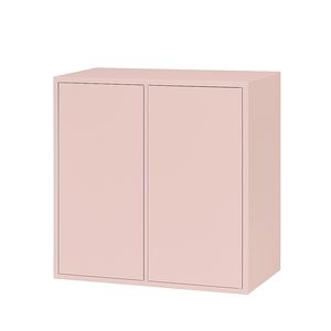 Boxie 2 uși dulap de perete 80x80x37 cm roz