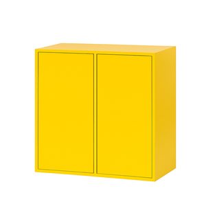 Boxie 2 uși dulap de perete 80x80x37 cm galben