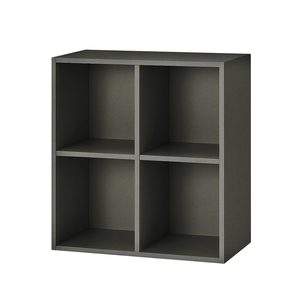 Boxie dulap de perete deschis 80x80x37 cm antracit