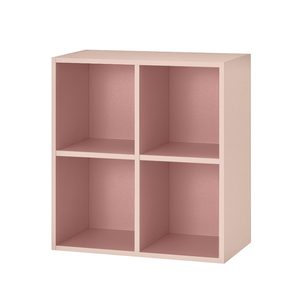 Boxie dulap de perete deschis 80x80x37 cm roz