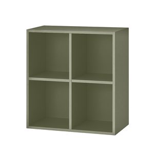 Boxie dulap de perete deschis 80x80x37 cm verde