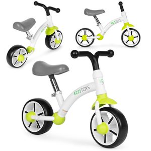 Homelux Jogging biciclete cu roți EVA scaun reglabil verde