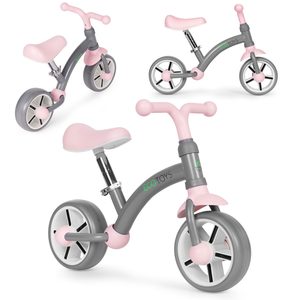 Homelux Bicicleta Jogging cu roți EVA scaun reglabil gri