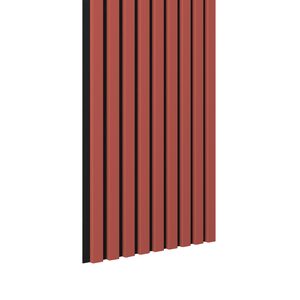 Riflaj MDF decorativ LDA PREMIUM de tip Panou Acustic, Coral, 260x40 cm