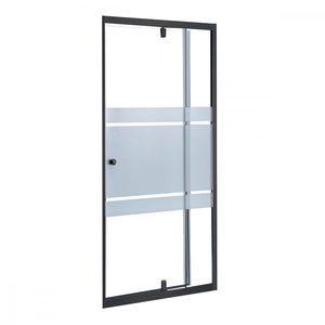 Flexi-S ușă de duș reglabilă 96-111x185 cm negru