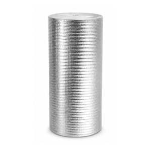 Folie izolantă pentru pardoseală din spumă, cu strat de barieră împotriva umezelii din aluminiu, grosime 2 mm, 50 m