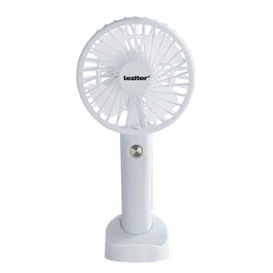Galar ventilator portabil usb cu suport 4 W 1200 mAh alb