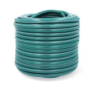 Furtun gradina armat Premium, 3/4" diametru, 20 m, protectie UV, 8 bar presiune, 4 straturi, verde