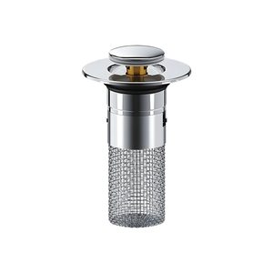 Dop de scurgere cu filtru din oțel inoxidabil 80 mm