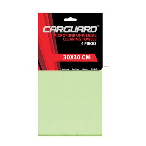 Set 4 lavete microfibră 30x30cm Carguard