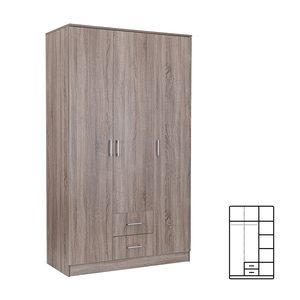 Dulap Miami 120x205 cm stejar York-stejar York