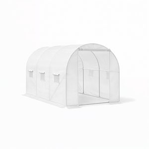 Solar gradina 200x200x300 cm, alb (cadru + folie)