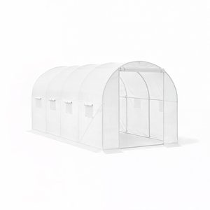 Solar gradina 200x250x400 cm, alb (cadru + folie)