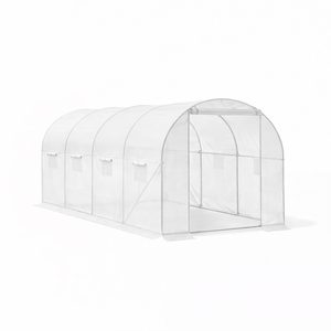 Solar gradina 200x250x400 cm, transparenta (cadru ranforsat + folie)