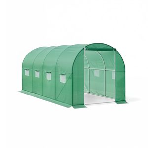 Solar gradina 200x250x400 cm, verde (cadru ranforsat + folie)
