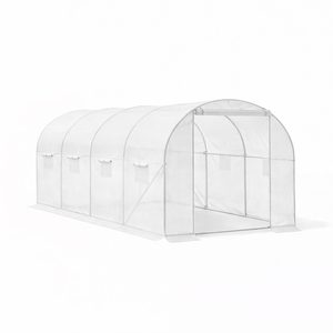 Solar gradina 200x300x450 cm, transparenta (cadru ranforsat + folie)
