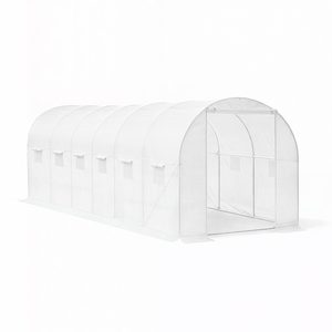 Solar gradina 200x300x600 cm, alb (cadru + folie)