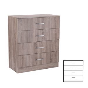 Comodă Miami cu 4 sertare 80x92 cm stejar York-stejar York