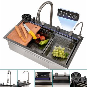 Chiuvetă multifuncțională Calandria din oțel inoxidabil