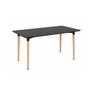 Verona 120 cm pătrat masa de luat masa negru