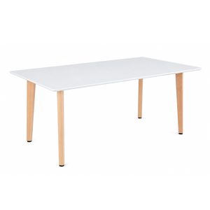 Verona 150 cm pătrat masa de luat masa alb