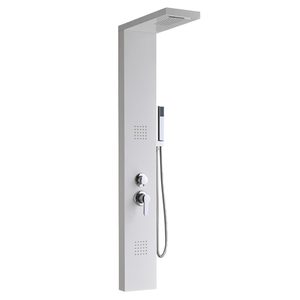 Panou de duș cu hidromasaj Malaga White