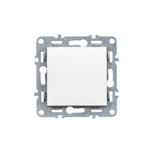 Nova întrerupător unipolar cu un singur circuit 10A 250V fără cadru 101 alb
