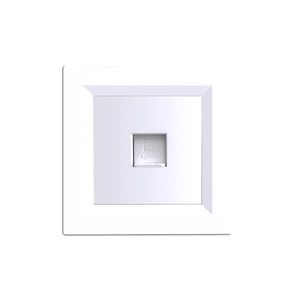 Priză Nova UTP RJ-45 cu cadru alb