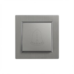 Comutator clopot Nova 101N cu cadru gri