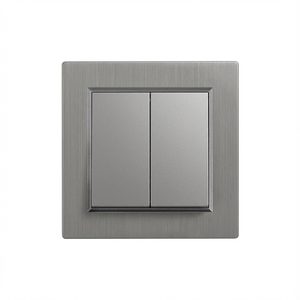 Întrerupător candelabru Nova 10A 250V 105 cu cadru gri