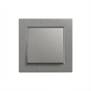 Întrerupător transversal Nova 10A 250V 107 cu cadru gri