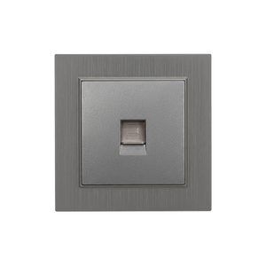 Priză Nova UTP RJ-45 cu cadru gri