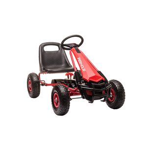 Pedal go-kart roșu