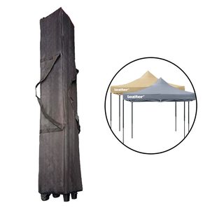 Pavilion de grădină cu roți, 3x3 m, negru