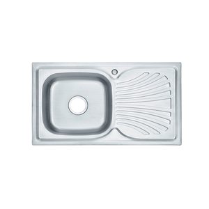Chiuvetă Boli din oțel inoxidabil cu o lavoar pătrat și picurator