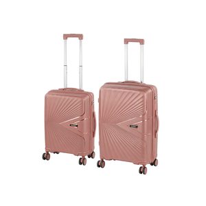 Set de valize cu roți TraveLux Endure II, culoare roz-piersică