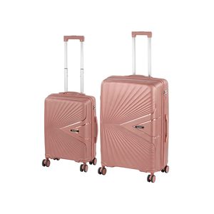 Set de valize cu roți TraveLux Endure III, culoare roz-piersică