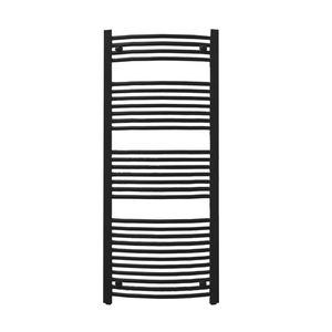 Radiator curbat pentru uscător de prosoape 1400x600 mm negru