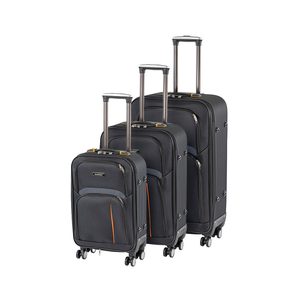 Set de valize cu roți TraveLux Light, negru