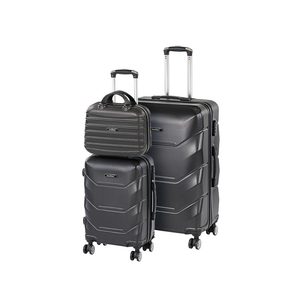Set de valize cu roți TraveLux Max IX, negru