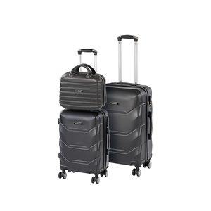 Set de valize cu roți TraveLux Max VIII, negru