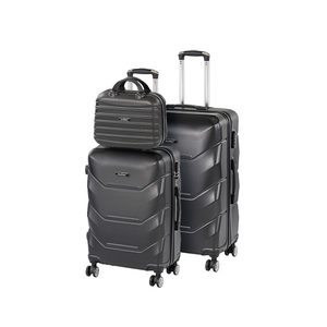 Set de valize cu roți TraveLux Max X, negru