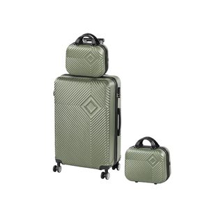 Set de valize cu roți TraveLux Pro XIV, verde ulei