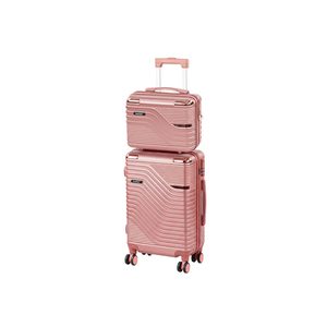 Set de valize cu roți TraveLux Urban VI, culoare roz-auriu