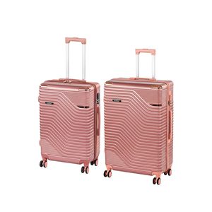 Set de valize cu roți TraveLux Urban XI, culoare roz-auriu
