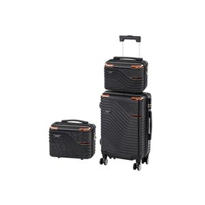 Set de valize cu roți TraveLux Urban XII, negru