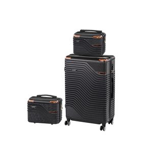 Set de valize cu roți TraveLux Urban XIV, negru